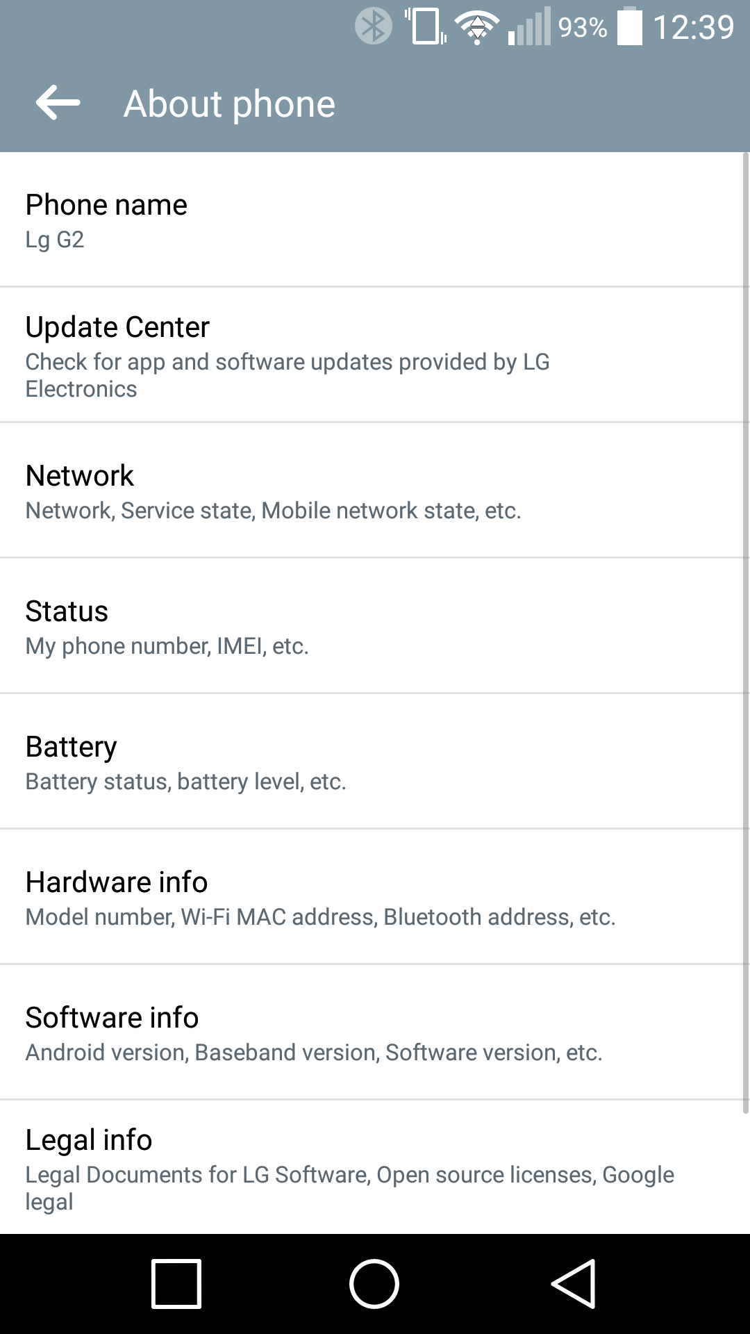 Android “hardware info” and click
